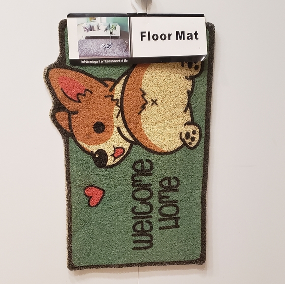 Corgi "Welcome Home" Floor Mat - Picture 2 of 4